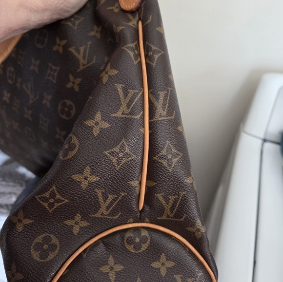 Louis Vuitton Brown and Tan Shoulder Bag Delightful MM - Picture 8 of 8